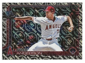 TYLER ANDERSON 2025 Topps 582 Montgomery Club Logo Holo Foil Angels 606 Series 2 - Picture 1 of 1