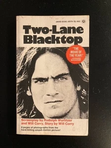 TWO LANE BLACKTOP WURLITZER/CORRY SCREENPLAY/PHOTOS PB 1971 OG RARE AND VG COND - Imagen 1 de 14