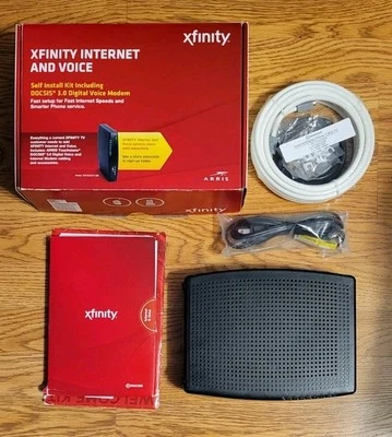 ARRIS Touchstone DOCSIS 3.0 Digital Voice and Internet Cable Modem TM722G/CT-SIK - Image 1 of 4