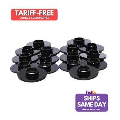 Comp Cams 4771-16, Set of 16 Black Steel Spring Locator 1.550 O.D .570 I.D. .060 - Image 1 of 4