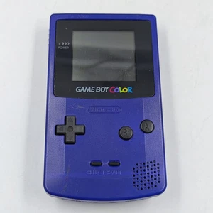 Nintendo Game Boy Color Consola CGB-001 Azul Laboral, Símbolos De Uso - Imagen 1 de 13