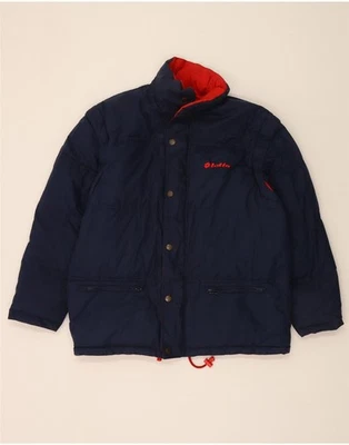 LOTTO Mens Reversible Padded Jacket UK 40/42 Large Navy Blue Polyester XZ01 - Image 1 of 4