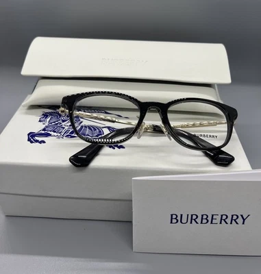 Burberry Women's BE2423-D 4112 Eyeglasses Black / Gold 50-19-140 Authentic New - Image 1 of 4