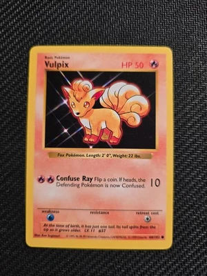 Vulpix 068/102 Base Set (Shadowless) Regular - Image 1 of 2