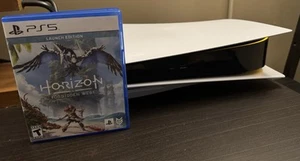 Playstation 5 Console, Disc Version, PS5 with game - Picture 1 of 4