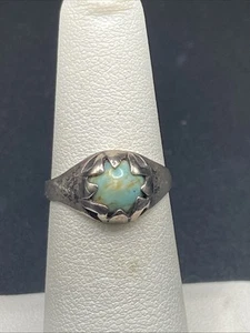 Indianer JM Sterlingsilber Türkis Ring - Größe 6 - Bild 1 von 6