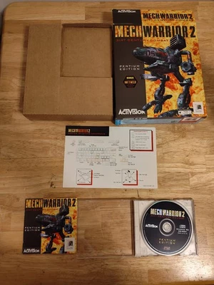 MechWarrior 2 31st Century Combat Pentium Windows 95 98  XP PC Big Box Vintage - Image 1 of 4