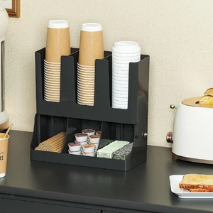 Paper Cup Holder Multifunctional Dispenser for Countertop Restaurant Kitchen - Picture 1 of 6