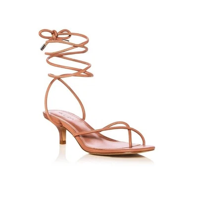 Sandalias de tacón AQUA Noraa con cordones y tiras en moca nuevas en caja al por menor $108 - 6 millones Foto 1 de 4