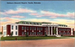Omaha NE-Nebraska, Children's Memorial Hospital Vintage Souvenir Postcard - Picture 1 of 2