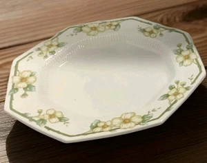 Vintage Nikko Classic Collection DOGWOOD achteckiger Speiseteller Porzellan - Bild 1 von 2