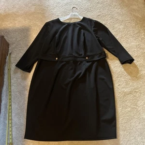 London Times Black Dress Size 20W - Picture 1 of 6