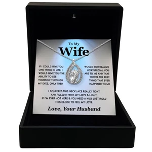 To My Wife Necklace from Husband - Heartfelt Gift for Anniversary, Birthday, ... - Picture 1 of 6