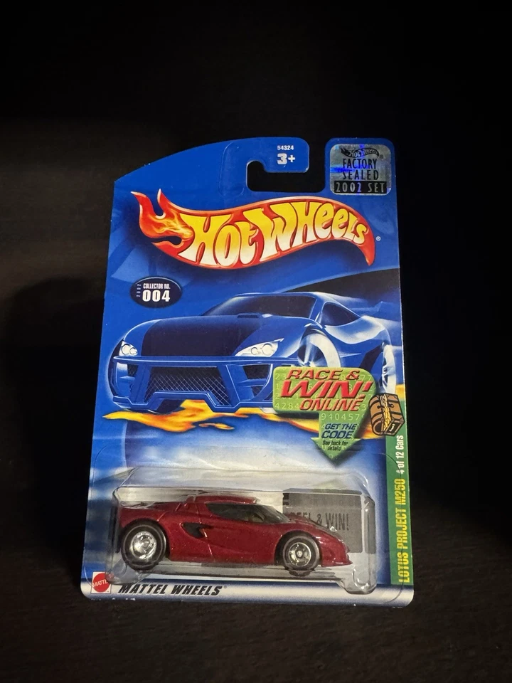 Hot Wheels 2002 Treasure Hunt Lotus M250 #4 de 12 sellado de fábrica (tarjeta ondulada) Foto 1 de 3