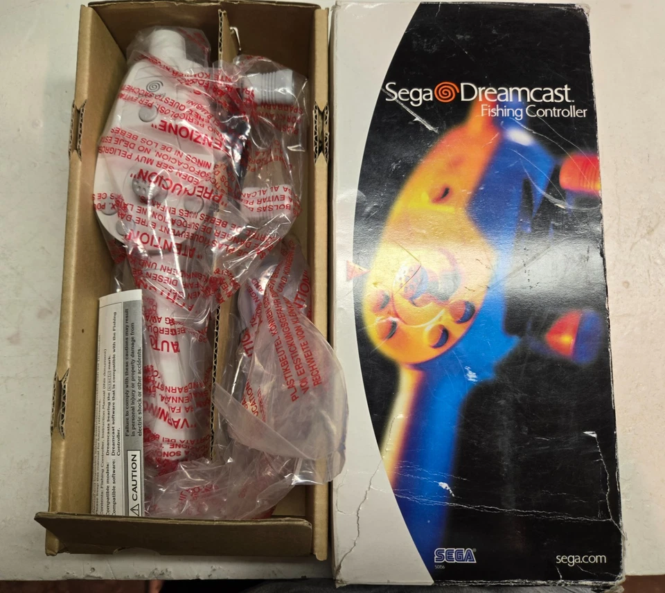 Controlador de caña de pescar Sega MK-50156 Dreamcast en caja, sin usar Foto 1 de 4