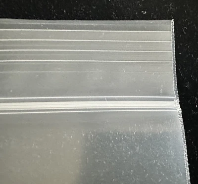 75 Clear Resealable Zip Bags 8x10" –4 Mil Thick Heavy Duty Poly Plastic Storage - Image 1 of 4