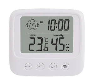 Electronic Hygrometer Meter Home Indoor Electronic Hygrometer LCD Display - Picture 1 of 7