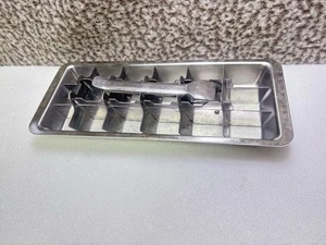 Vintage Enduhance 18/8 Metall Mini Würfel Eisschale ergibt 18 Würfel Edelstahl - Bild 1 von 6