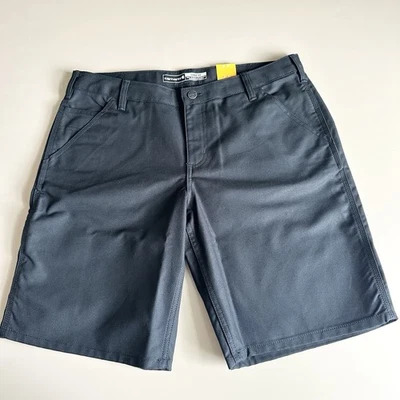 Carhartt Women’s Canvas Work Shorts 10” Rugged Flex Loose Fit Size 14 BS3111-W - Image 1 of 4
