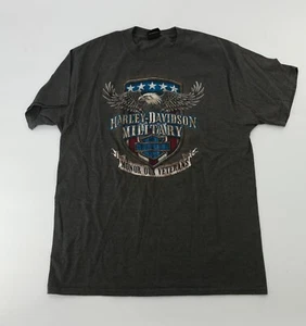 Harley Davidson Tee Short Sleeve Honor Our Vets Size missing see measurements - Picture 1 of 4