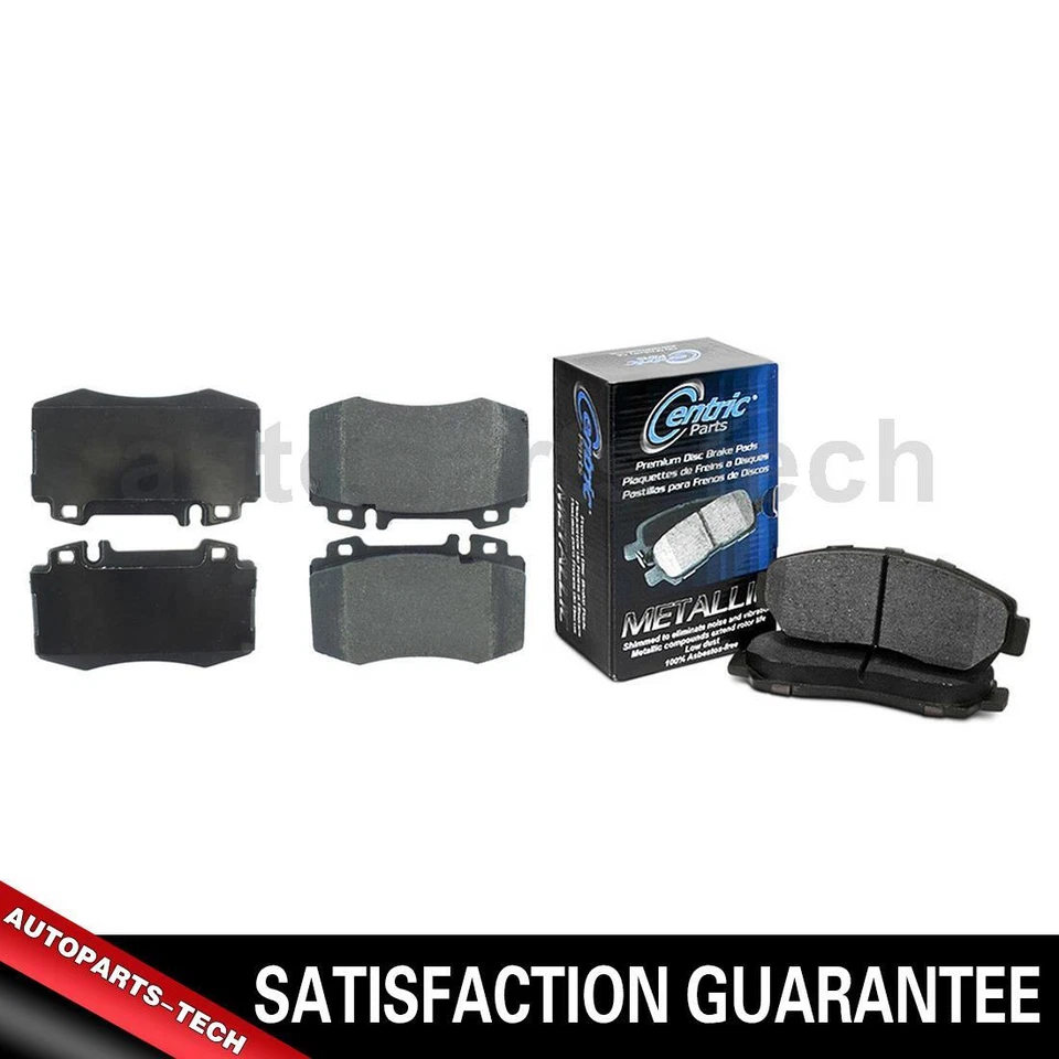 Conjunto de pastilhas de freio traseiras dianteiras Centric para Mercedes-Benz CL500 2003 2004 2005 2006 - Imagem 1 de 4