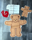VIP Cranston Hug Me Bear Fabric Panel Cut & Sew Stuff Teddy Bear Moveable (#24)