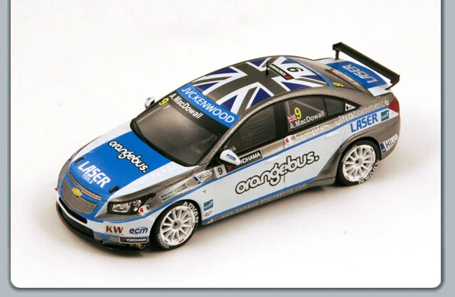 Modellino auto scala 1:43 Spark Model  CHEVROLET CRUZE 1.6T N.9 WTCC  A.MAC D... - Immagine 1 di 1