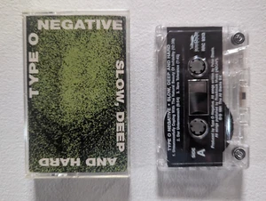 TYPE O NEGATIVE Slow, Deep And Hard 1991 Cassette TESTED Carnivore Whiplash - Picture 1 of 6