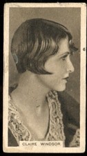 Tobacco Card, Godfrey Phillips, CINEMA STARS, 1924, Set 2, Claire Windsor, #4