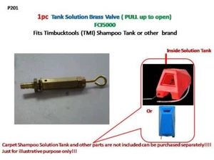 1pc Tank Solution Brass Valve (PULL up open) Shampoo Solution Tank carpet clean - Picture 1 of 3