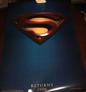 SUPERMAN RETURNS 2006 DS 2 Sided 27x40 Movie Poster Brandon Routh