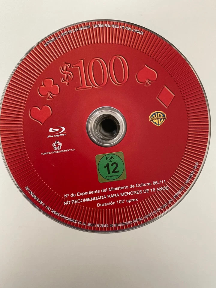 Cincinnati Kid - Steve McQueen | Zustand sehr gut | Blu-Ray ohne Cover - Bild 1 von 1