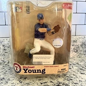 2007 McFarlane Baseball Series 21 Michael Young First Piece Action Figure - Picture 1 of 6