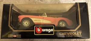 Diamonds 1:18 Die Cast 1957 Pink Corvette New In Box - Picture 1 of 5