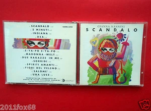 compact disc,cds gianna nannini,scandalo,salomè,madonna welt,due ragazze in me f - Foto 1 di 1