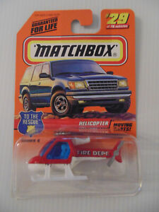 Matchbox - To the Rescue Series - #29 Helicopter - Some Wear