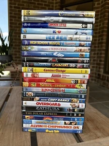 Lof of 24 DVD Disney DreamWorks Universal Family Kids Animated - $2 a Movie - Picture 1 of 5