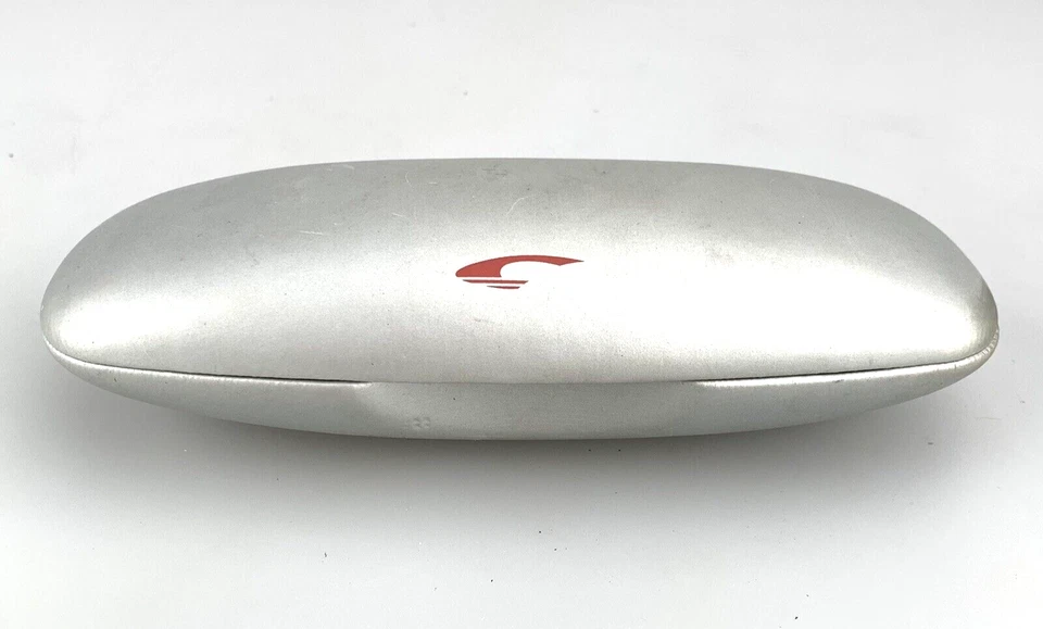 Carrera Sunglasses Eyeglasses Case Silver Hard Case Small Clamshell Vintage - Image 1 of 4
