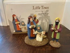 Department 56 Christmas Kings of Bethlehem - We Three Kings Bearing Gifts Set/2 - Picture 1 of 3