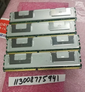 8GB KIT 4X 2GB 2RX4 PC2-5300F DDR2-667 1.8V CL5 240PIN DUAL CHANNEL 128X4 ECC FB - Picture 1 of 1