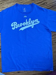 Jackie Robinson Dodgers T-Shirt Herren groß MLB Freizeit Baseball - majestätisch - Bild 1 von 7