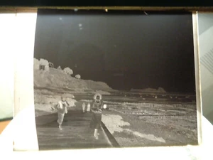 FOTOPLATTE GLAS BELEBTER STRAND AUSTERNPARK BOOTE IN DER FERNE MARINE - Bild 1 von 1
