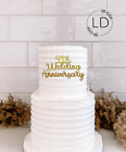 Akrylowy charm tortu "numer" na rocznicę ślubu. Różne czcionki, kolory i rozmiary