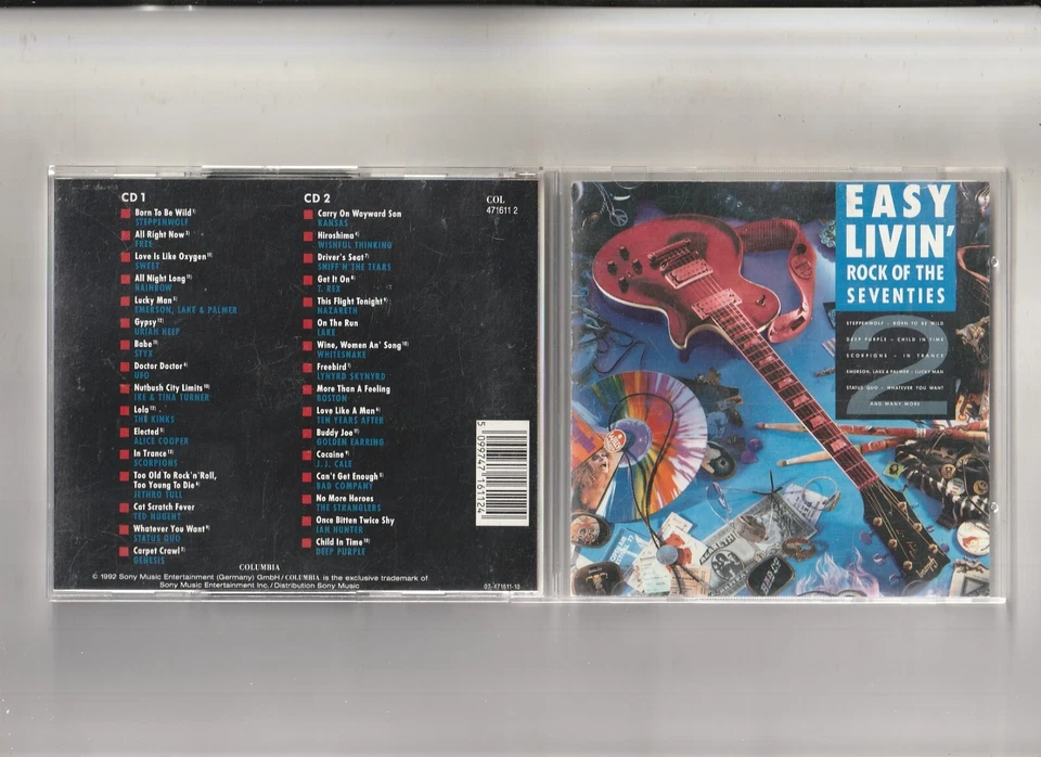 Various - Easy Livin' Rock Of The Seventies Vol. 2 (2CDs, sehr guter Zustand) - Bild 1 von 1