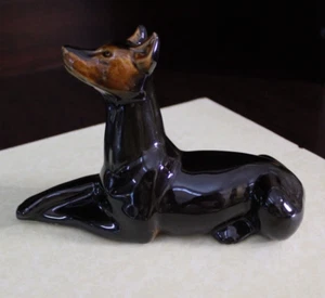 Vintage MCM Doberman Ceramic Figure Brazil 4166 - Picture 1 of 6