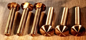 1/2" UNC Silicon Bronze Cup Square Bolts (various lengths available) - Picture 1 of 1