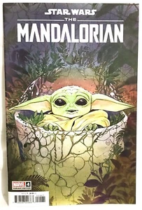Star Wars | THE MANDALORIAN #4 | Peach MoMoKo Grogu Variant Cover | Marvel - Picture 1 of 2