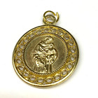 St. Anthony Gold Metal Medal Medallion Pendant Franciscan Friars Of Atonement 1”