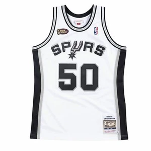 Mens Mitchell & Ness NBA Authentic Jersey 1998 San Antonio Spurs David Robinson - Picture 1 of 5