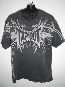 Vintage Tapout T Shirt Large Mens Y2K Grunge Goth Emo Skate Affliction Tee - Picture 1 of 3